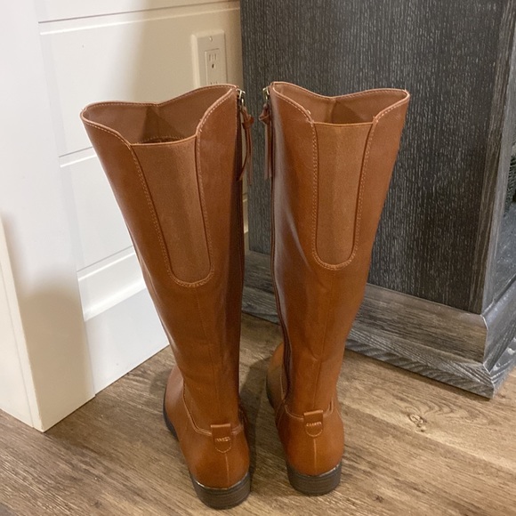 Brand new womens tall boots size 8.5- camel colour - Picture 3 of 6